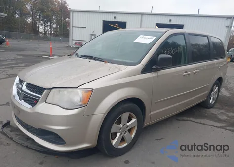 2013 Dodge Grand Caravan Se z USA, uszkodzony, nr VIN 2C4RDGBG6DR568862